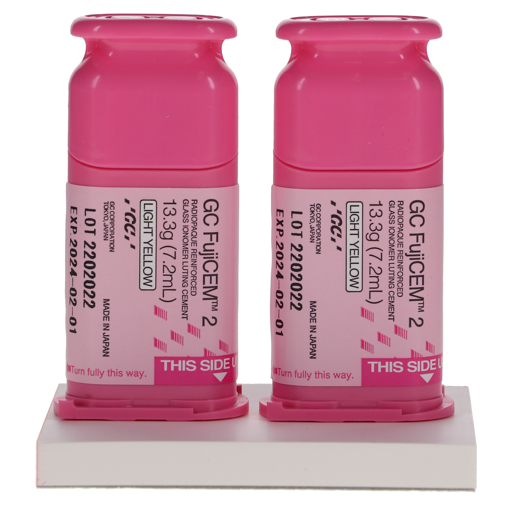 GC 004714 FujiCEM 2 Reinforced Glass Ionomer Luting Cement Automix 2/Pk 004599 GC 004714 FujiCEM 2 Reinforced Glass Ionomer Luting Cement Automix 2/Pk 004599